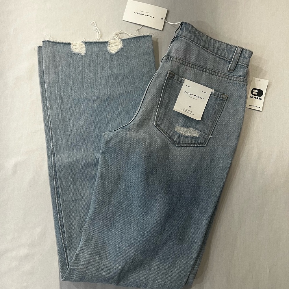 Flying Monkey black label Light Blue High Rise Jeans 26L
